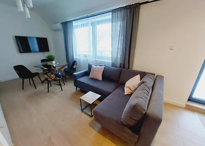 Komfortowe mieszkanie, duży taras, bezpłatny parking, AWG APARTMENTS